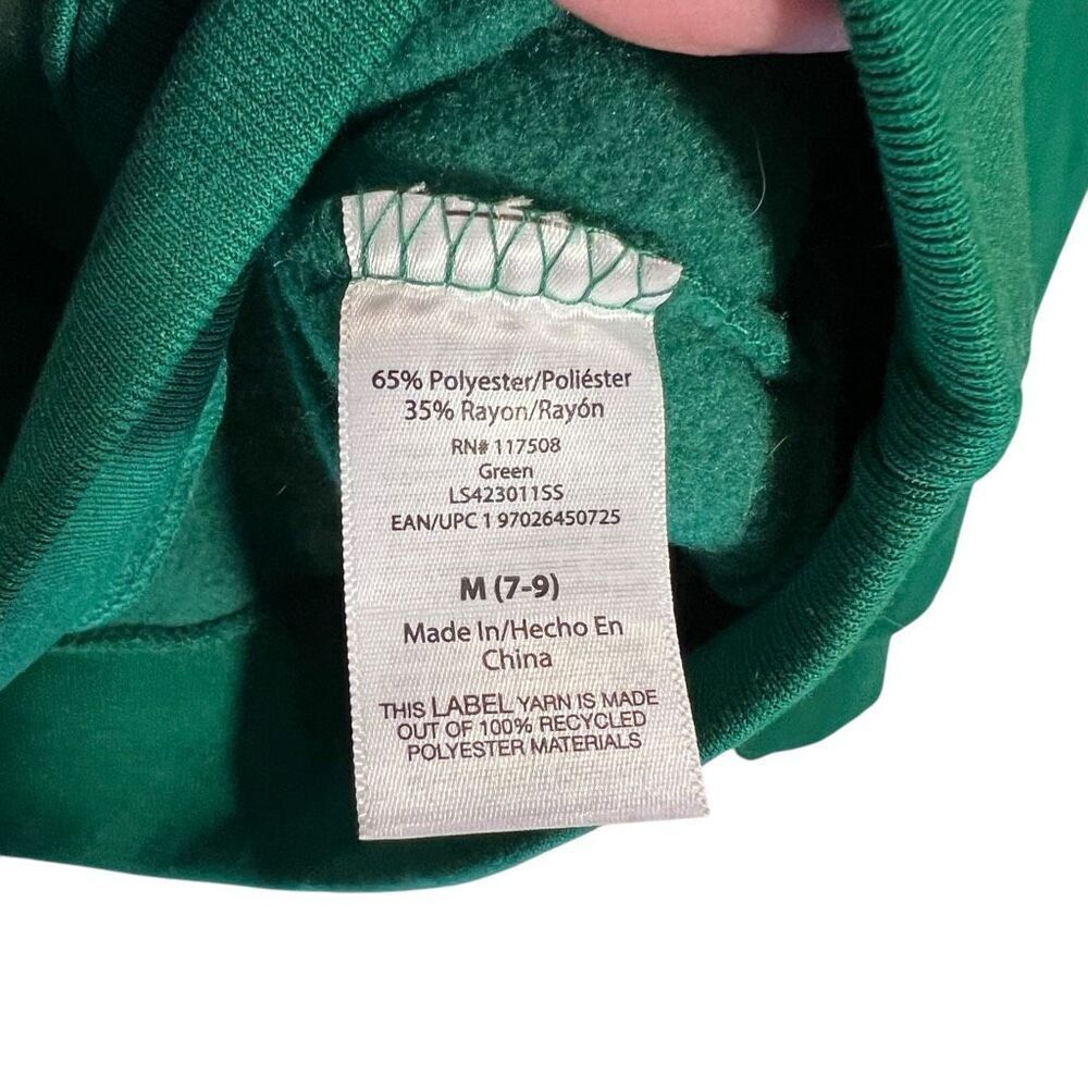 Wound Up What The Elf Is Going On Here Christmas Sweatshirt Green Size Medium - Picture 4 of 6